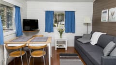 4-hengen leirintämökki