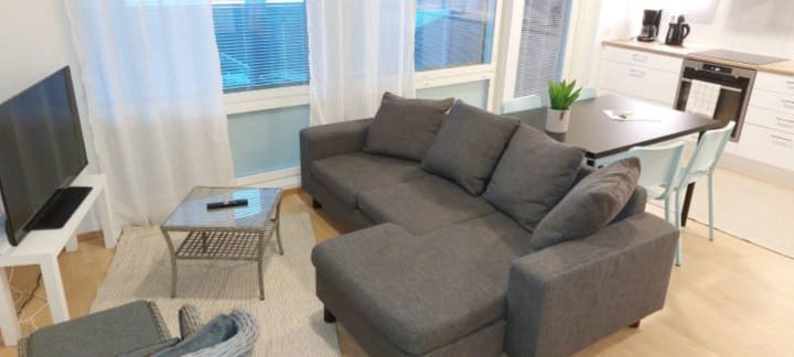 Kauppatie, Laihia, Majoitus saunallisessa kolmiossa