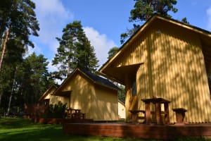 Camping cottages at Yyteri Resort & Camping