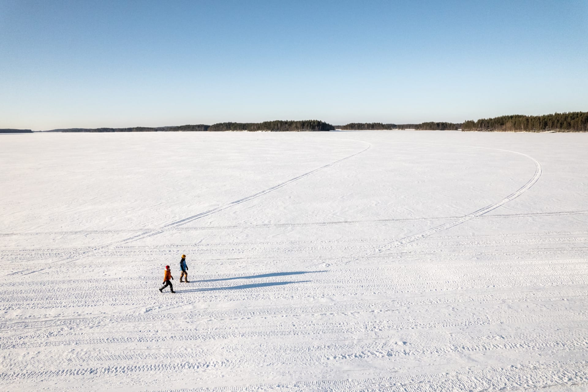 Walking on the ice