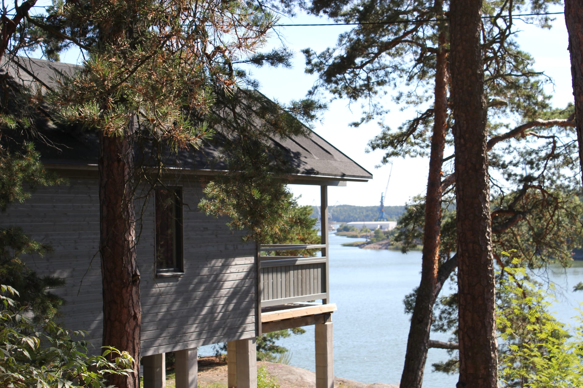 Camping cottages by the sea