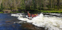 River rafting through the Oulanka National park