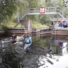 Pyhäkoski and a small boat lock