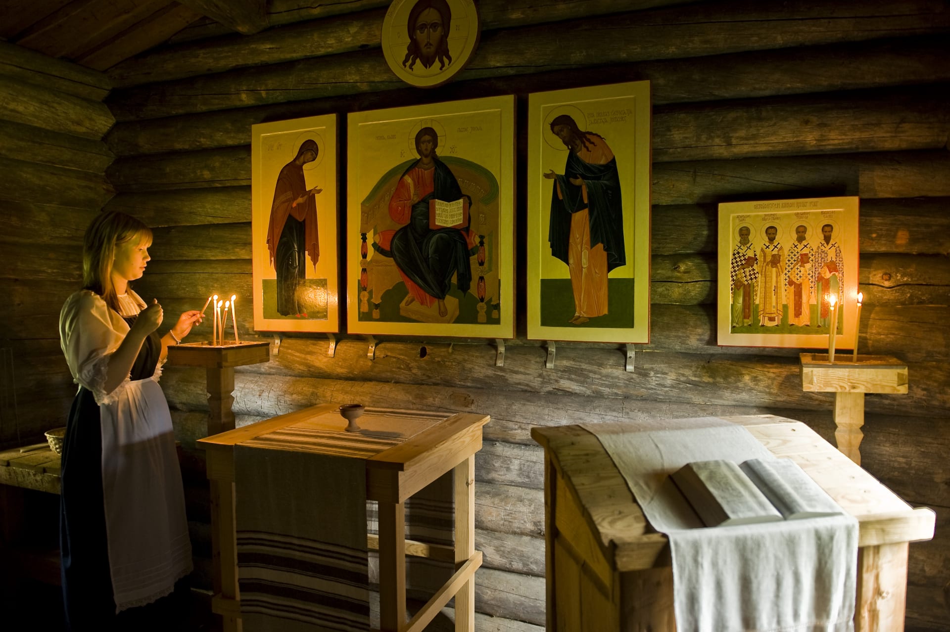 Inside the All Saints Chapel