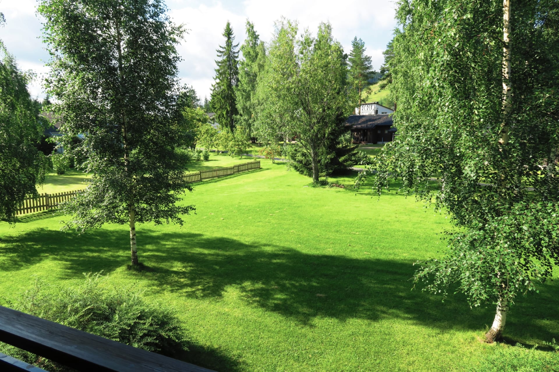 Big yard at Apartments Anna