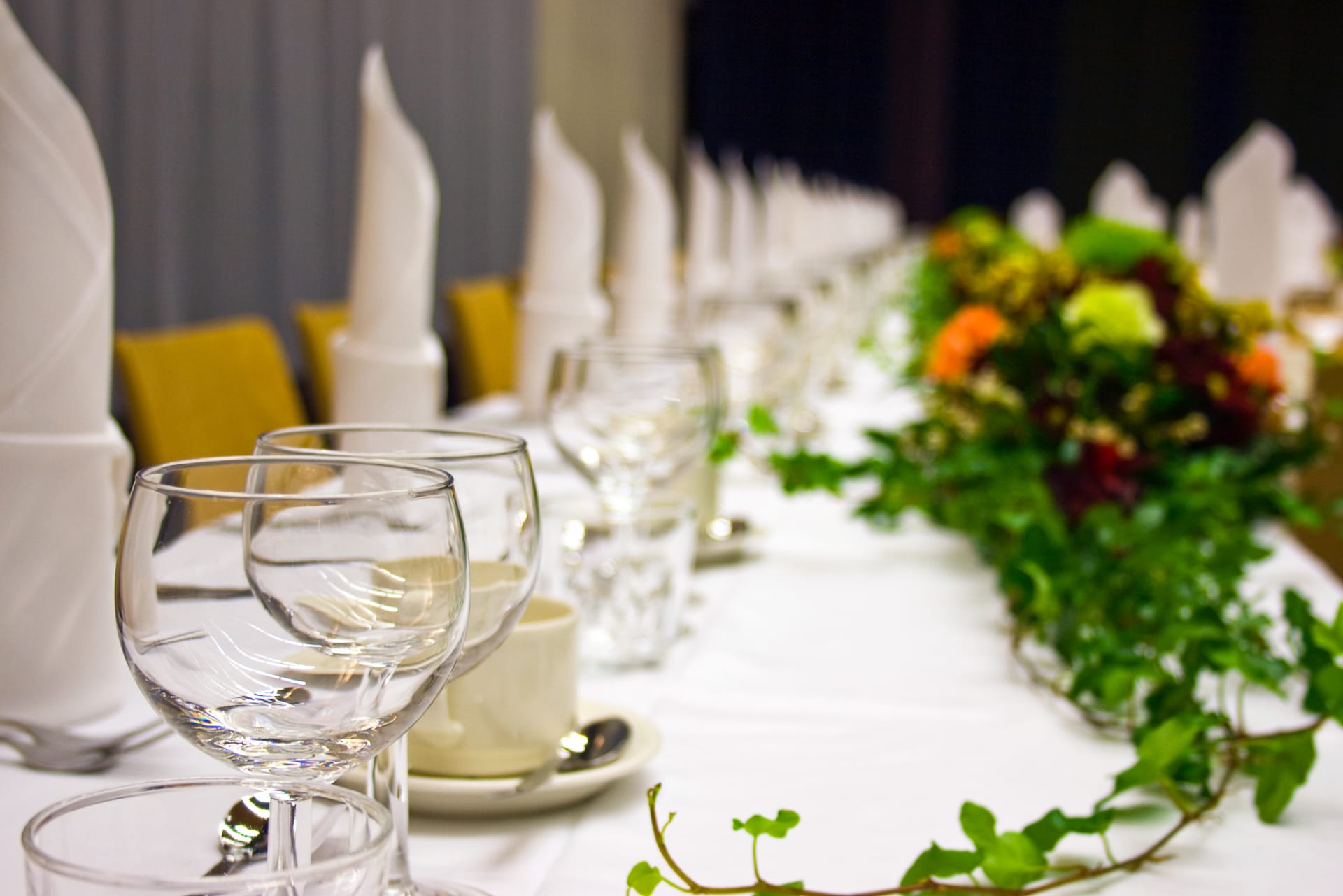 Hotel Linnasmäki has festive dinner premises. Hotel Linnasmäki has festive dinner premises.