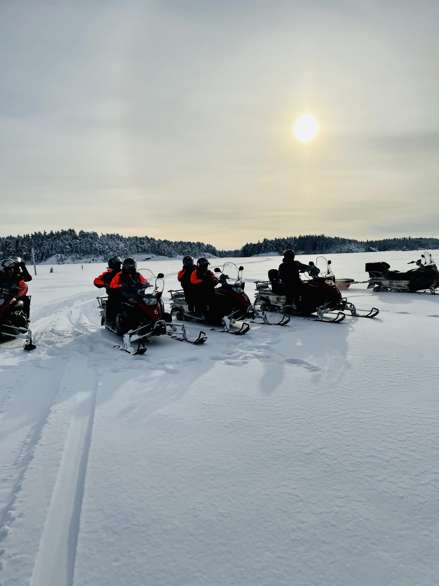On the ice 