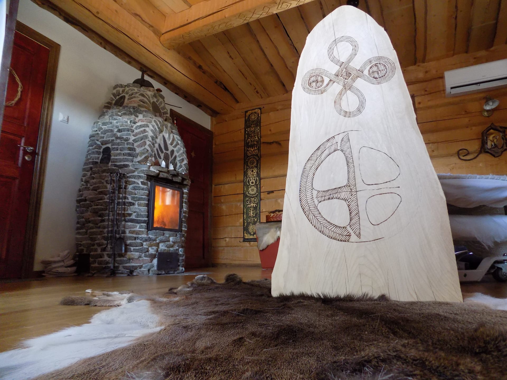 Pyrography art in the making Pyrography art in the making