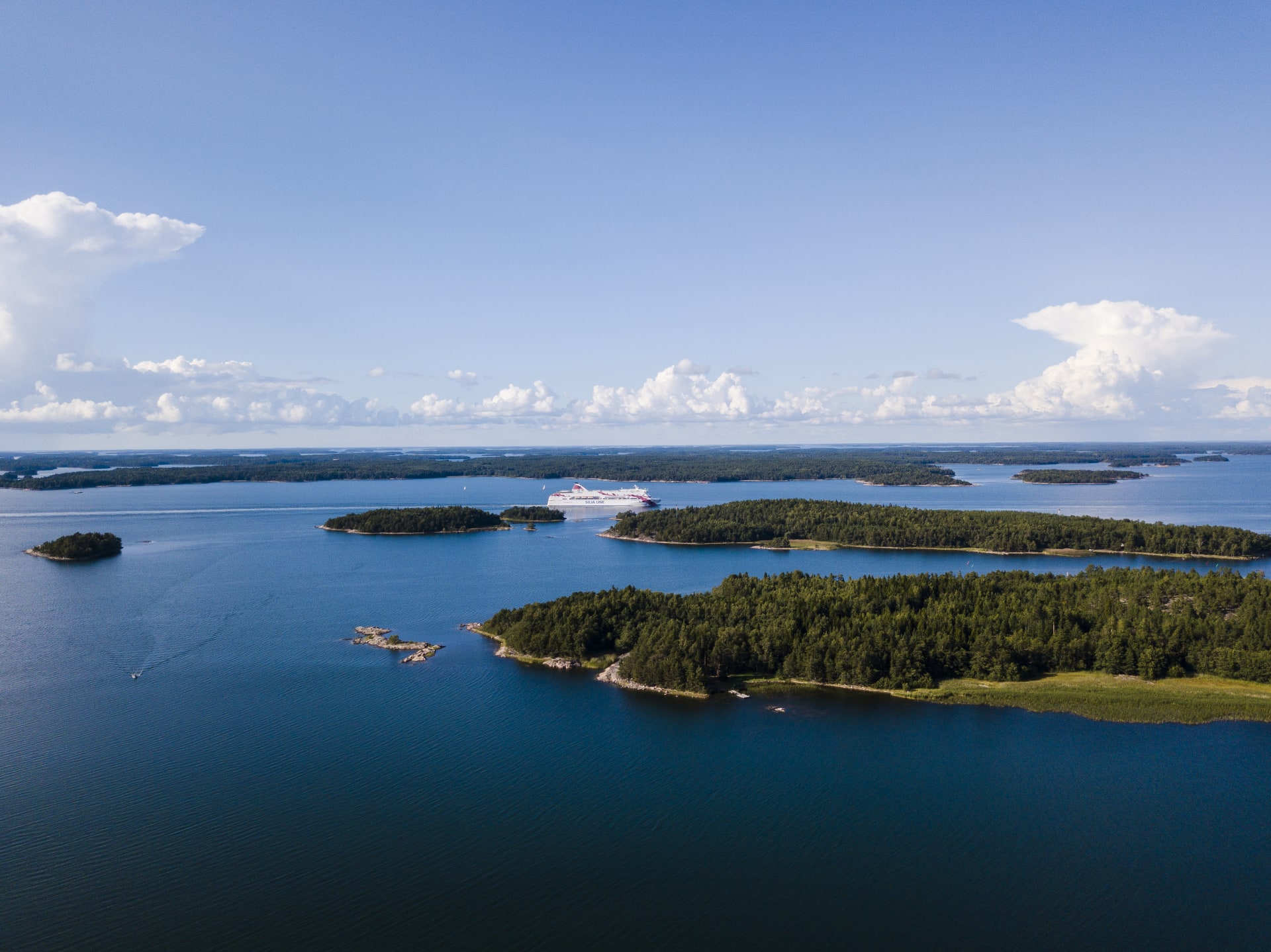 Baltic Princess in the archipelago