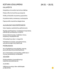 Ravintola Kotva Joulumenu, Pikku-Syöte © Ravintola Kotva, Pikku-Syöte Ravintola Kotva Joulumenu, Pikku-Syöte