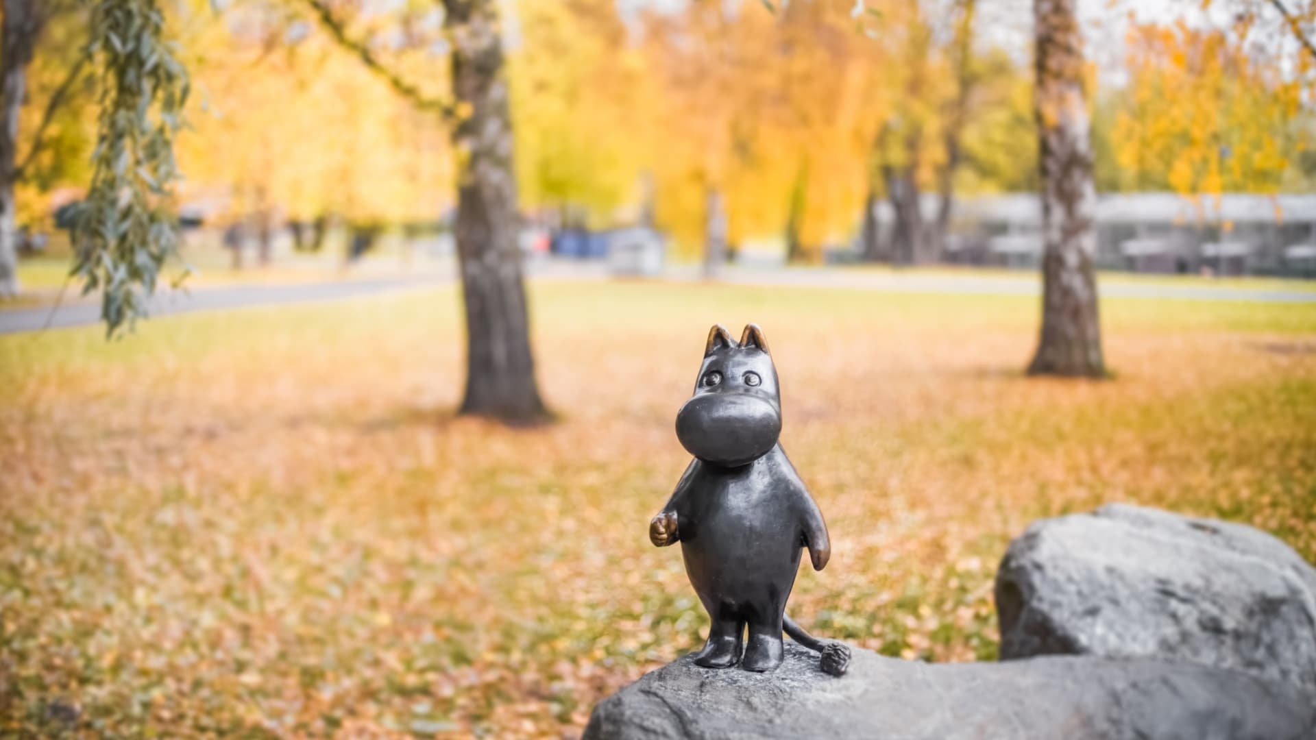 Moomin statue at Sorsapuisto
