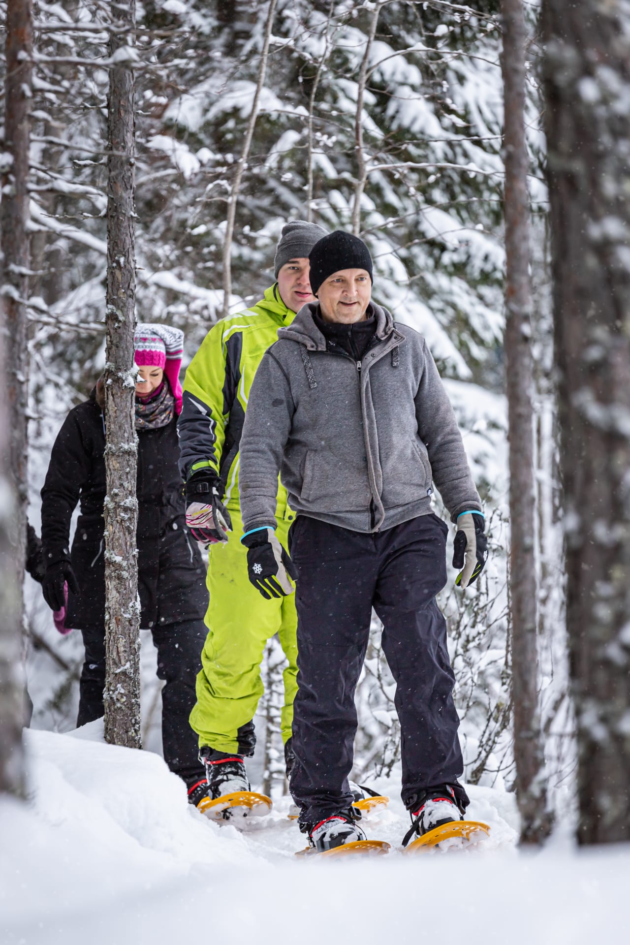 Snow shoeing trek at Niemilomat