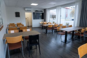 Dining room for max 45 people can be used for a wide variety of events