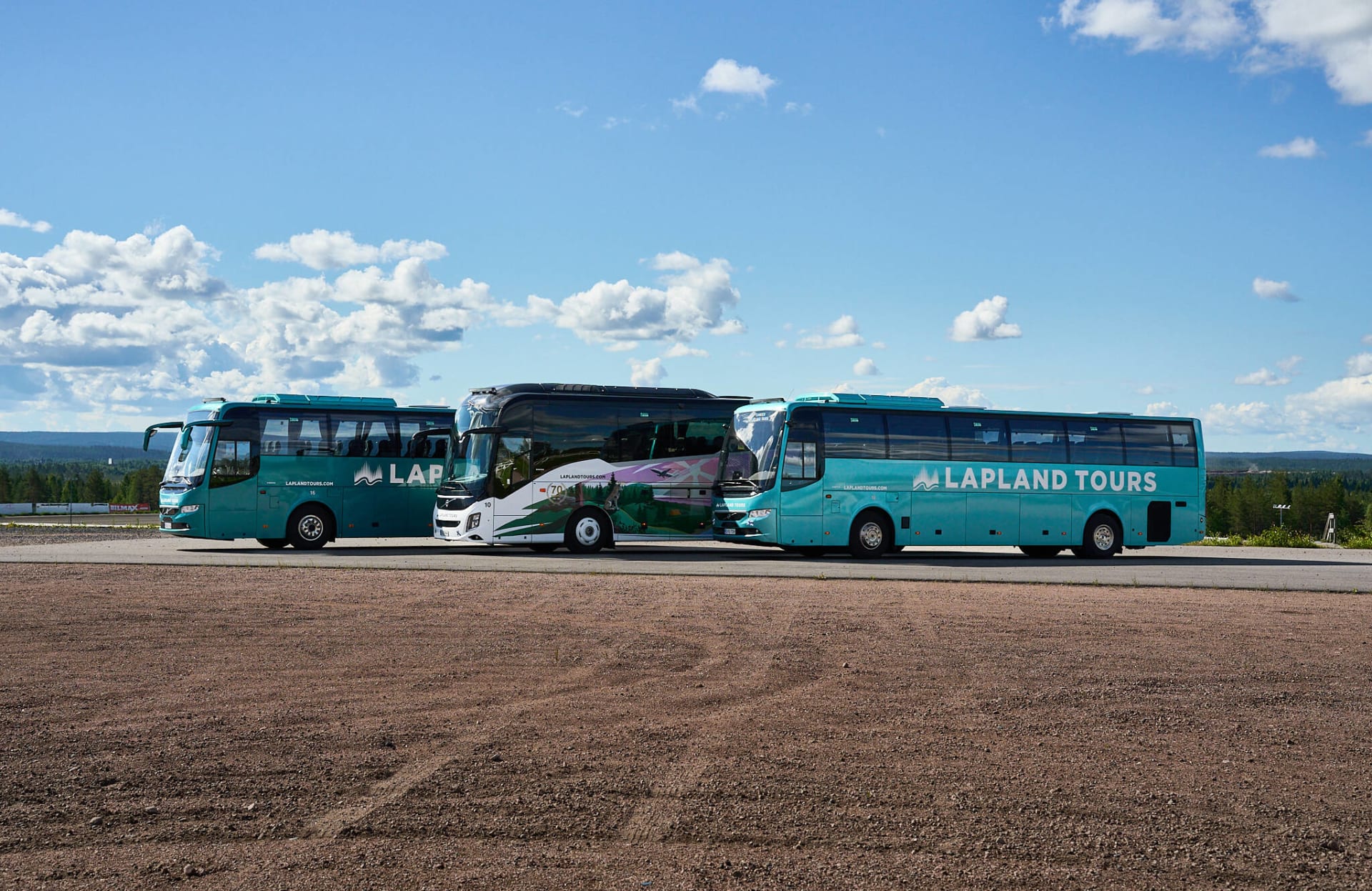 Vehicles of various sizes are available, from minibuses to 58-seat coaches.