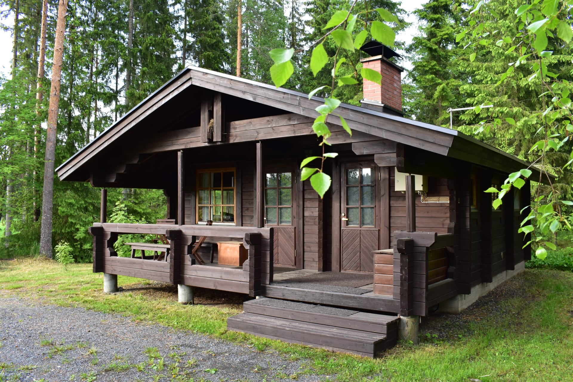 Lehtola cabin at summer