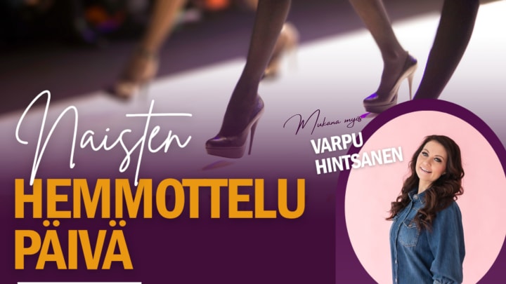 Tapahtumajuliste Naisten hemmottelupäivä jalkoja korkokengissä