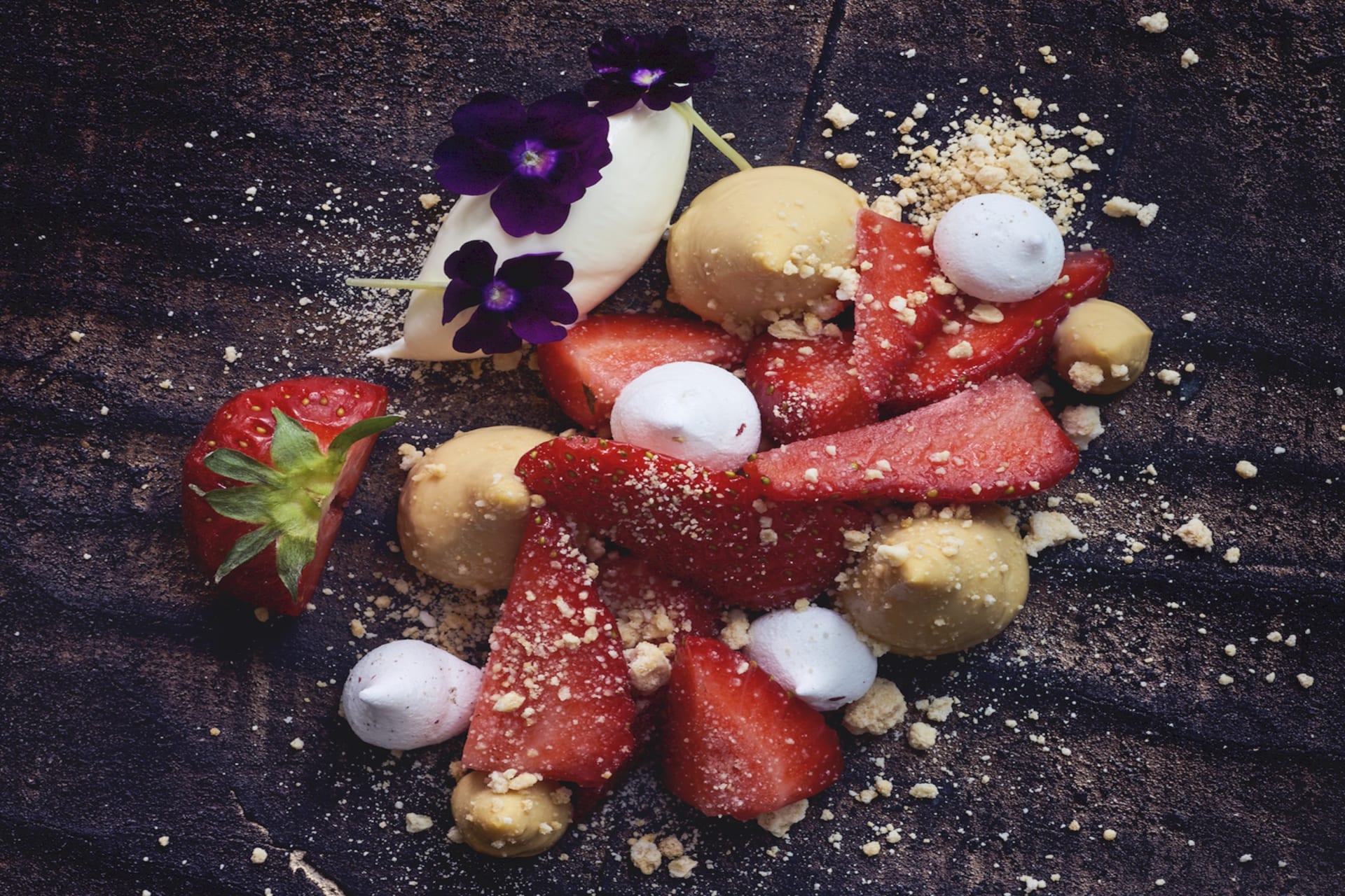 strawberries, Restaurant Gösta, cuisine