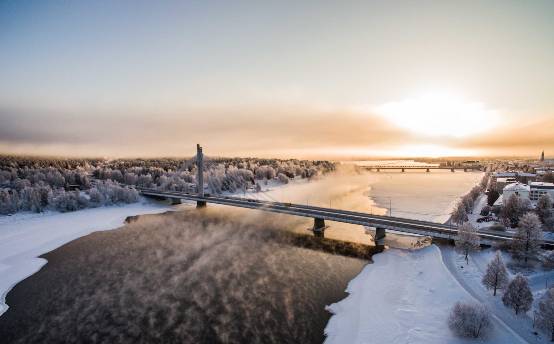 Rovaniemi aerial view