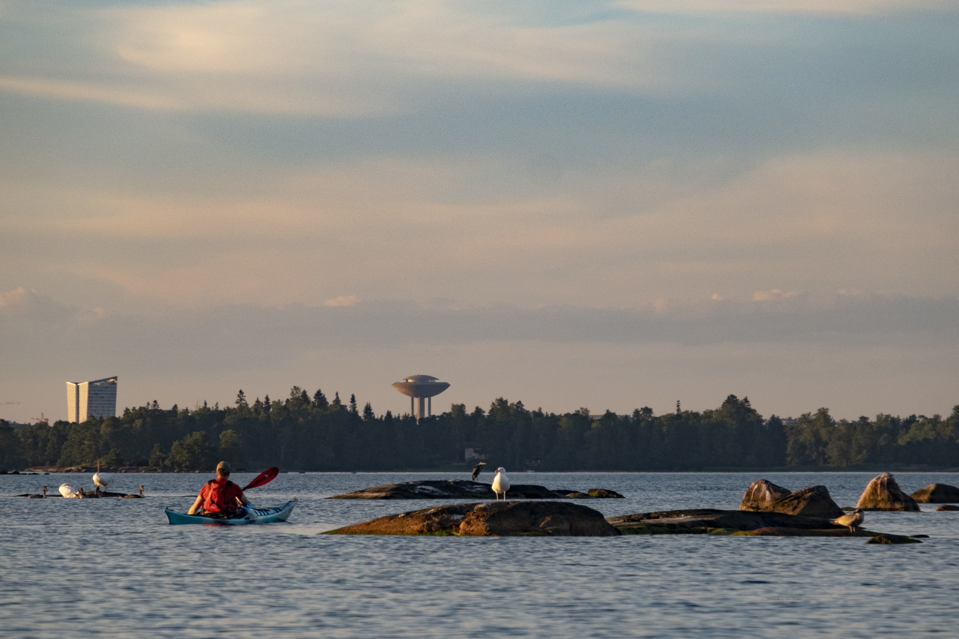 Sea kayaking in Espoo archipelago
