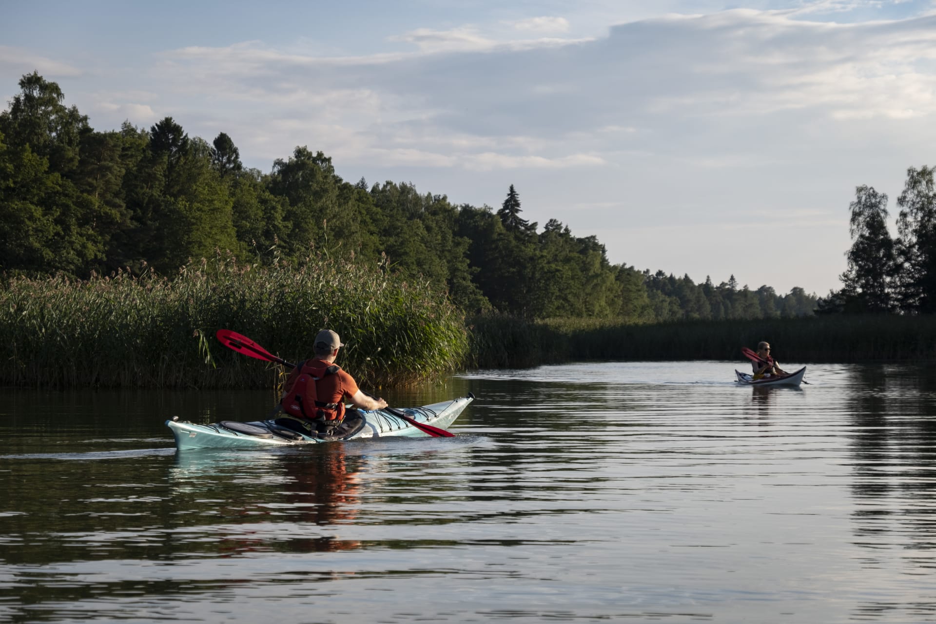 Calm waters in Espoo archipelago