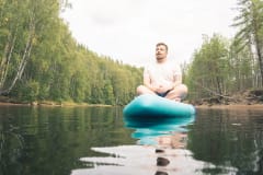 Kiehtova sup-lautaretki Pielisen aalloilla