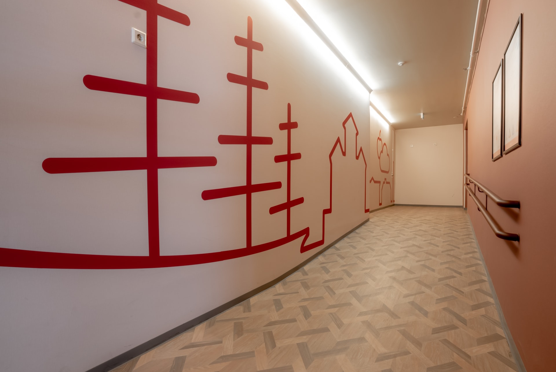 Humalistonkadun Omena-hotellin aula Humalistonkadun Omena-hotellin aula