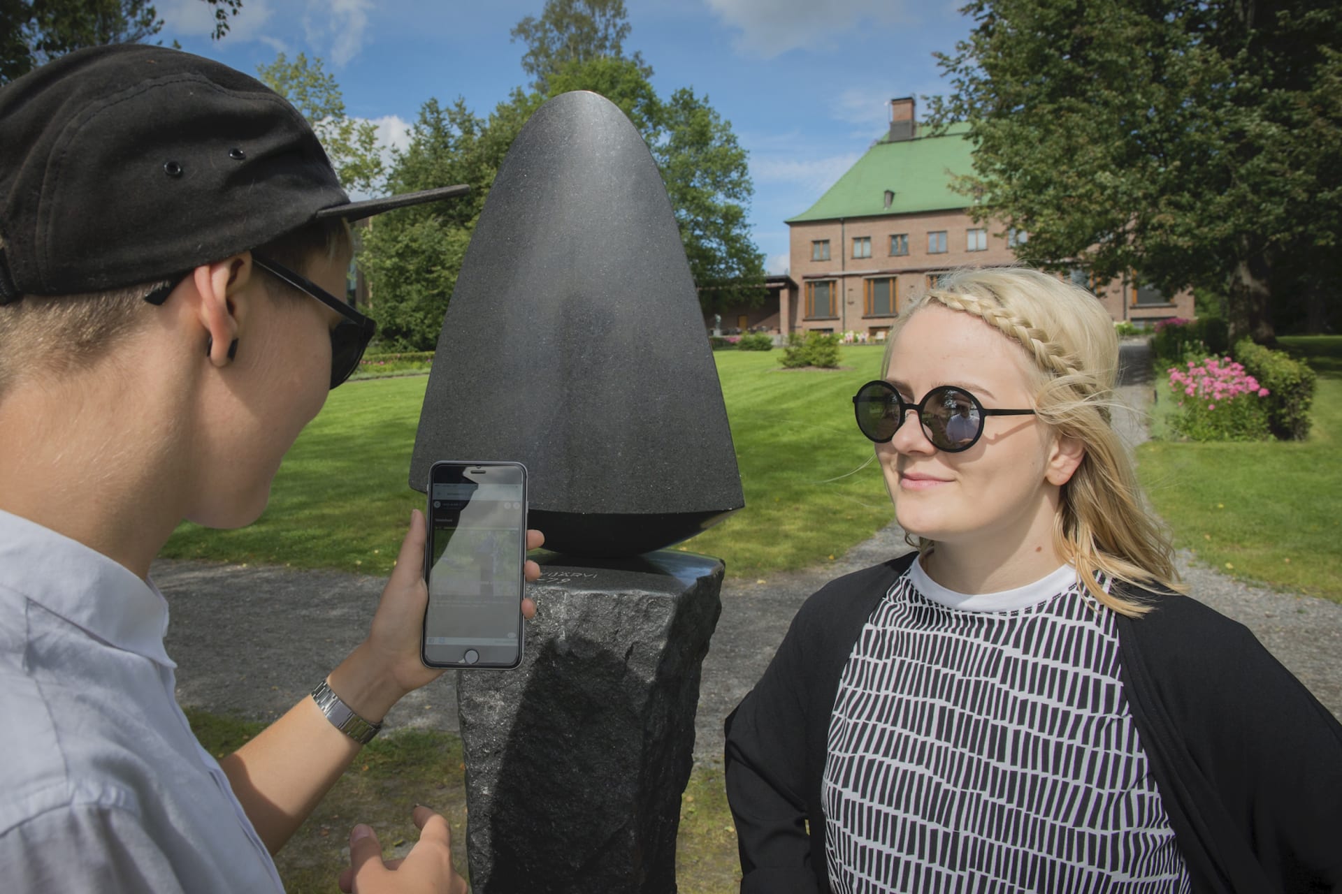 Park, summer, sculpture, Harry Kivijärvi, Serlachius Museums