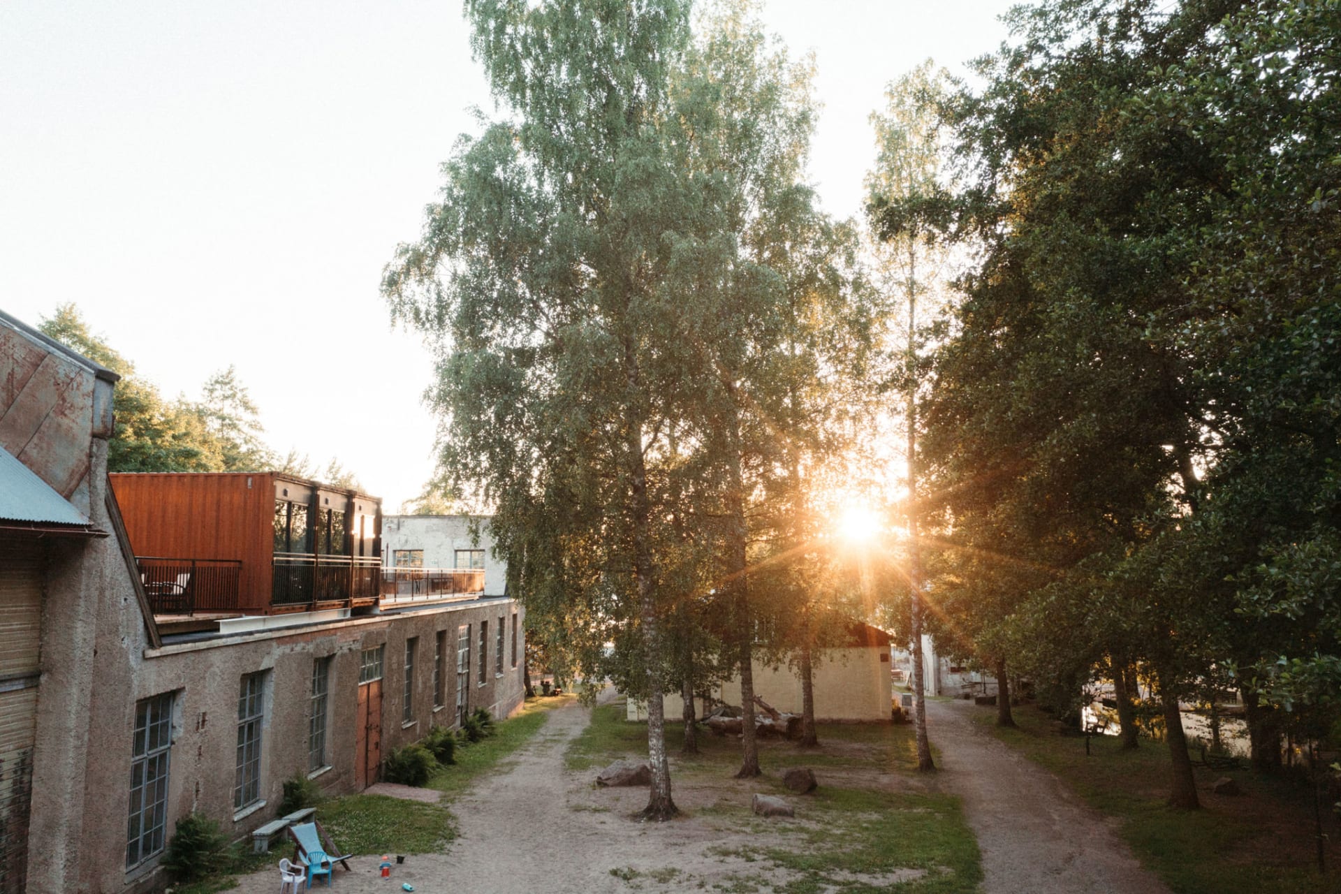 Sunset at Mathildedal Ironworks