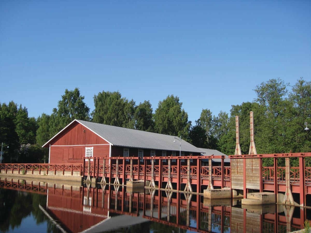 Sawmill museum at Ahlström Noormarkku