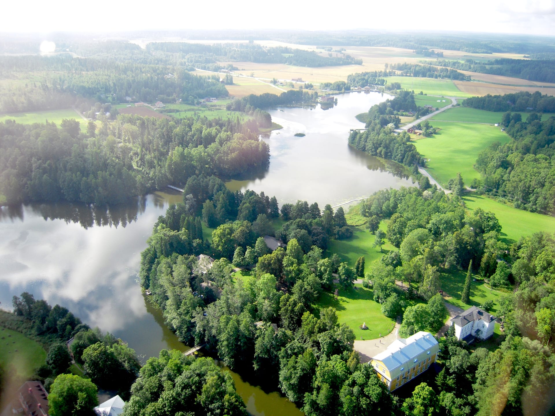 The area of Mustio Manor - Mustion Linna - Svartå Slott 