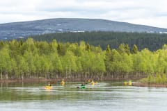 Canoeing in Ylläs