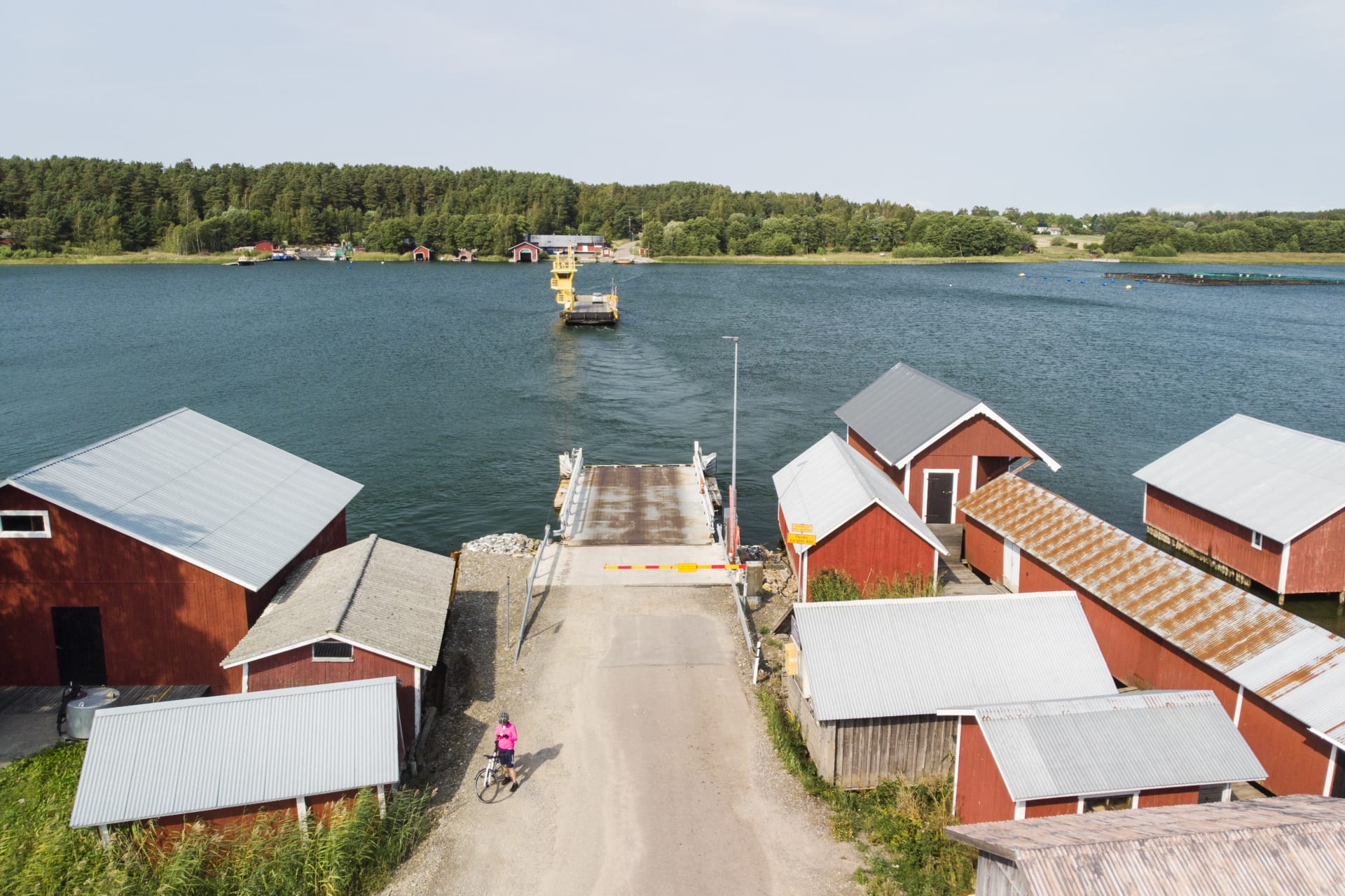 Island Hopping by bike Ferry