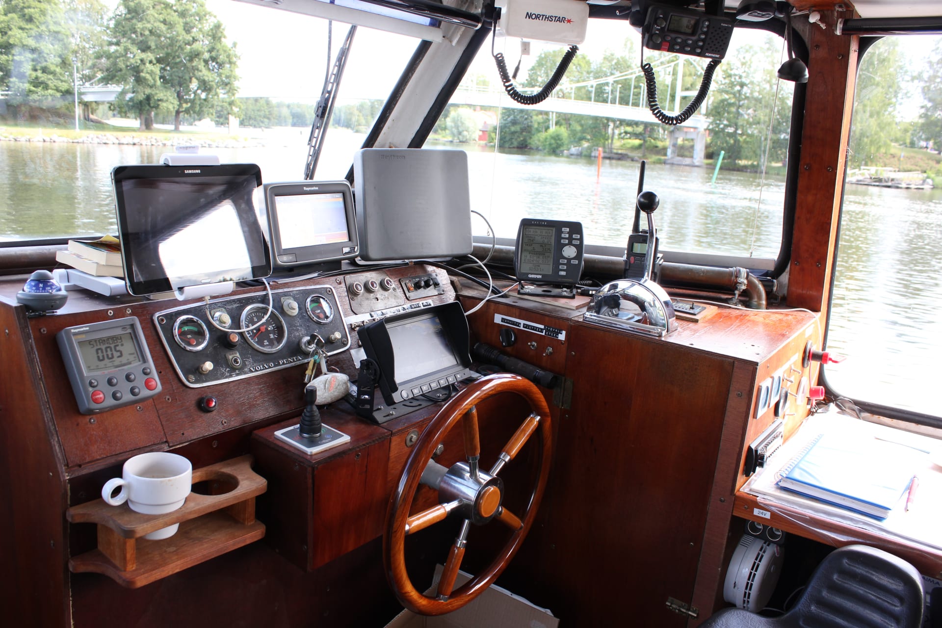 Cabin of the boat from inside