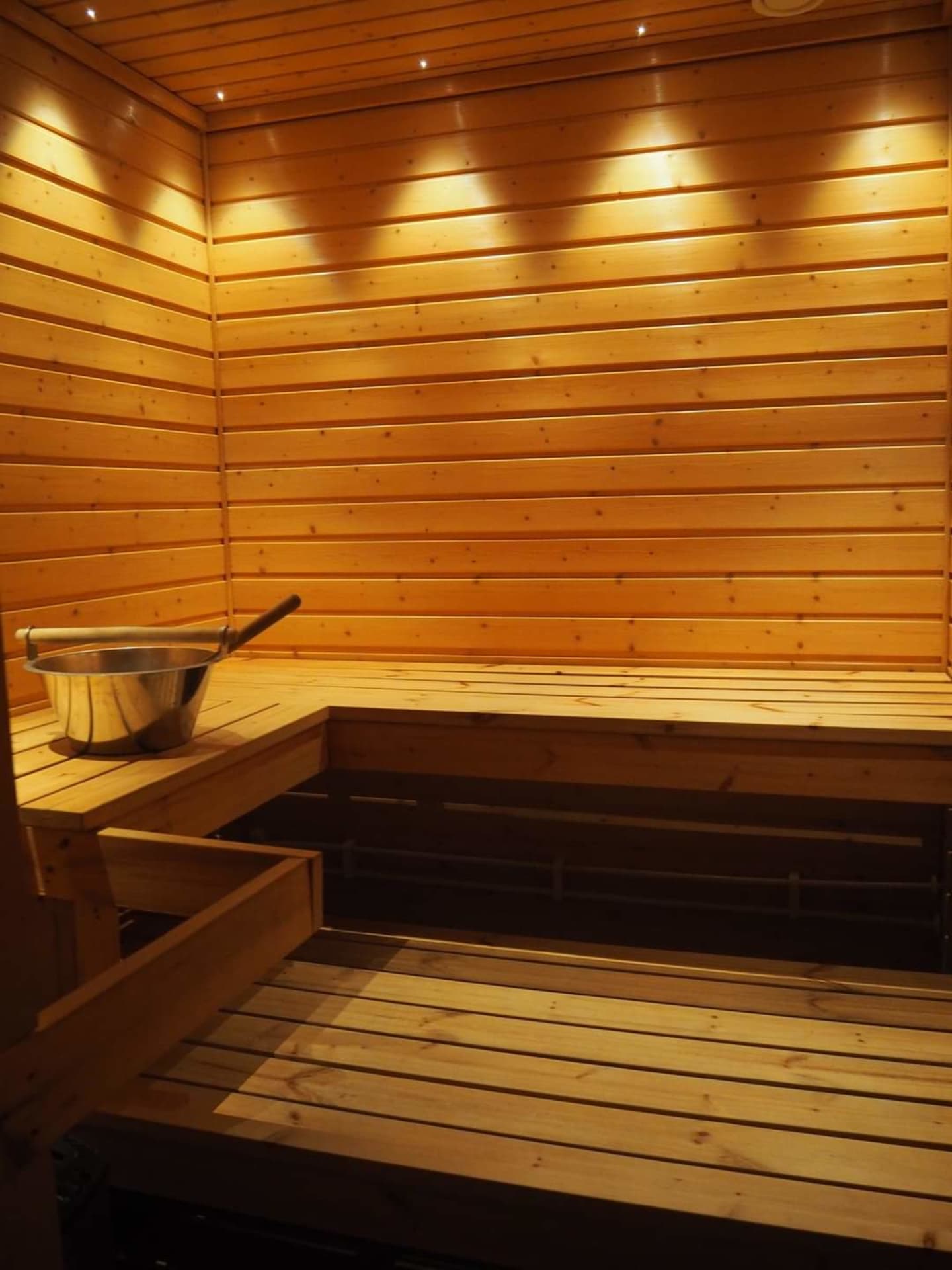 Finnish sauna in the main building