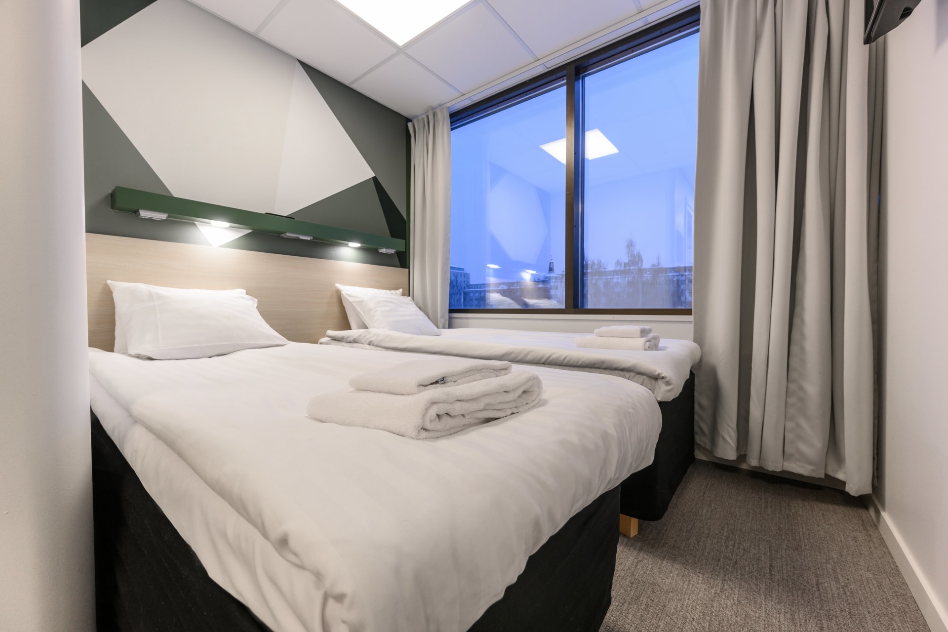 Green Twin Room