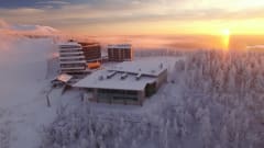 Hotel Levi Panorama is located in the slope side at Levi fell