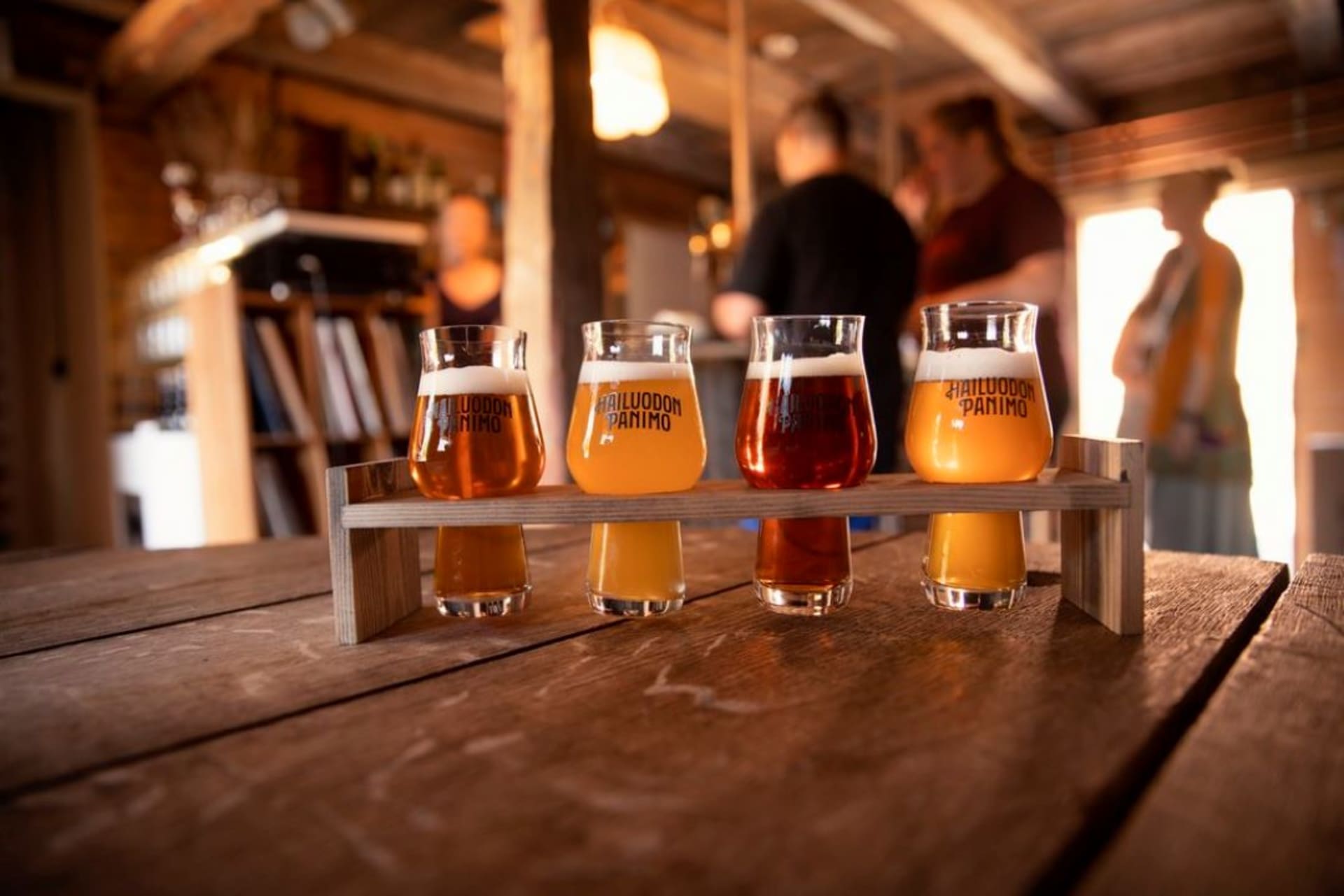 Brewery beer tasting