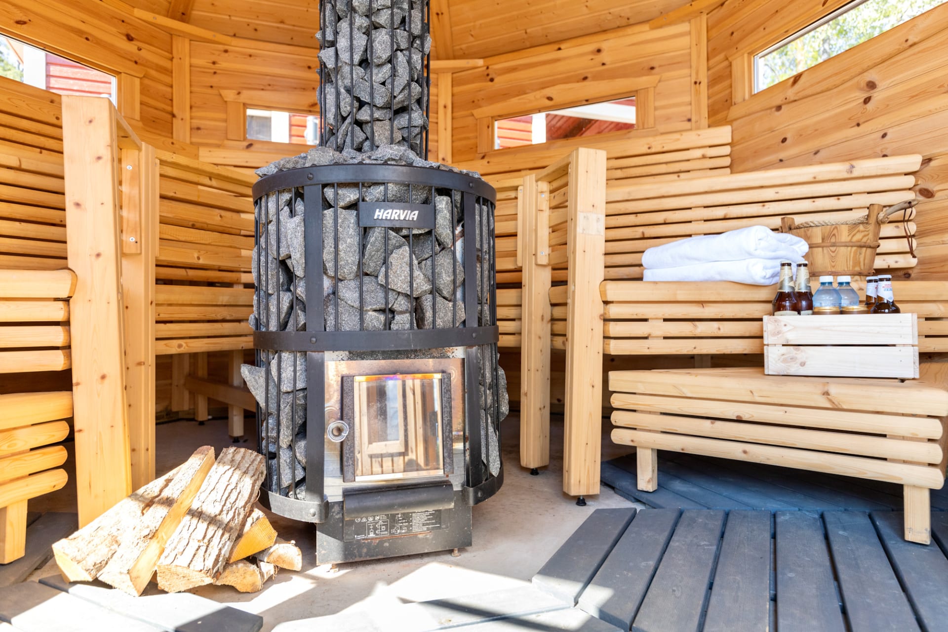 sauna hut