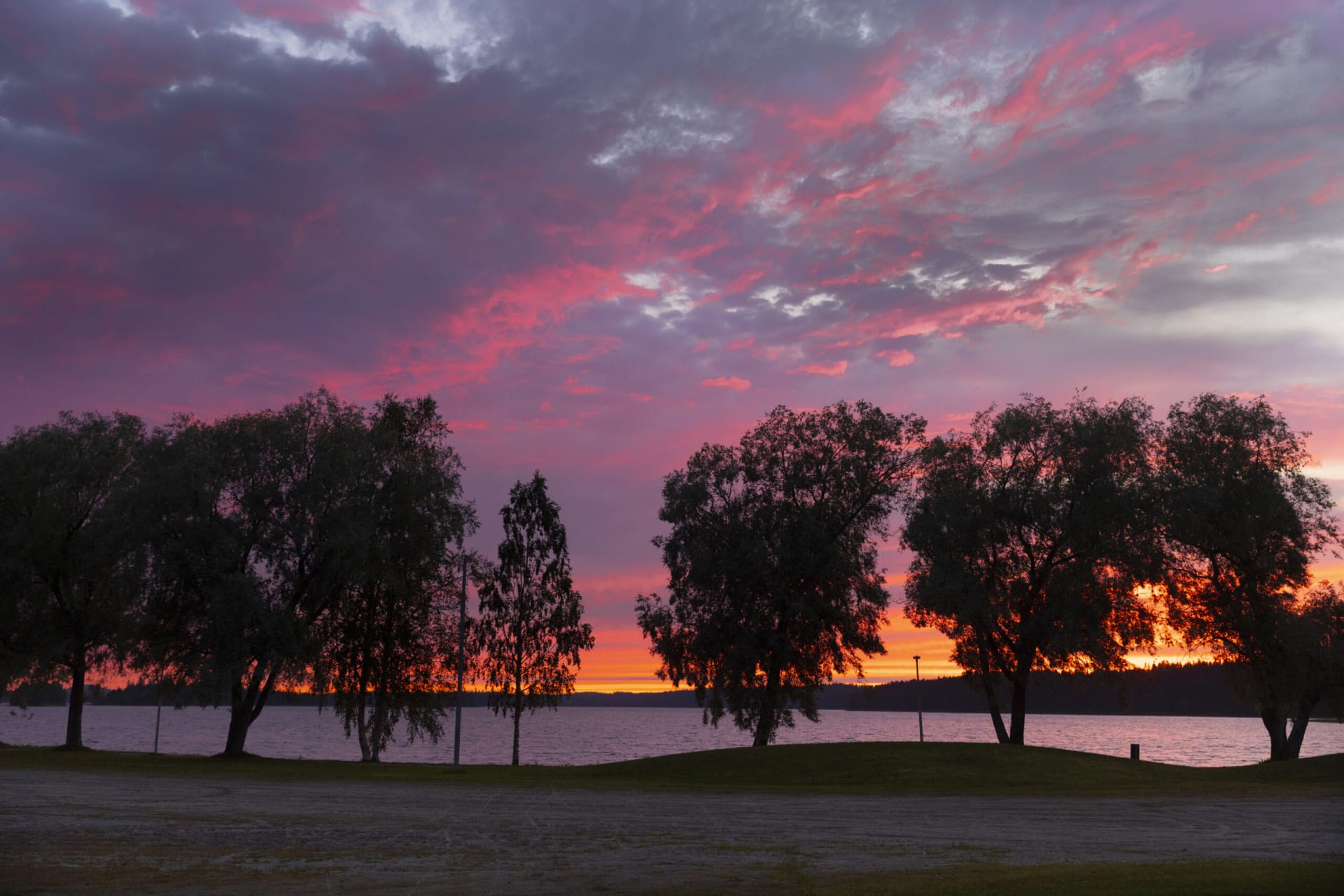 Evening sky in Kuhmo