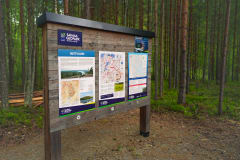 Saimaa Geopark Information Board.