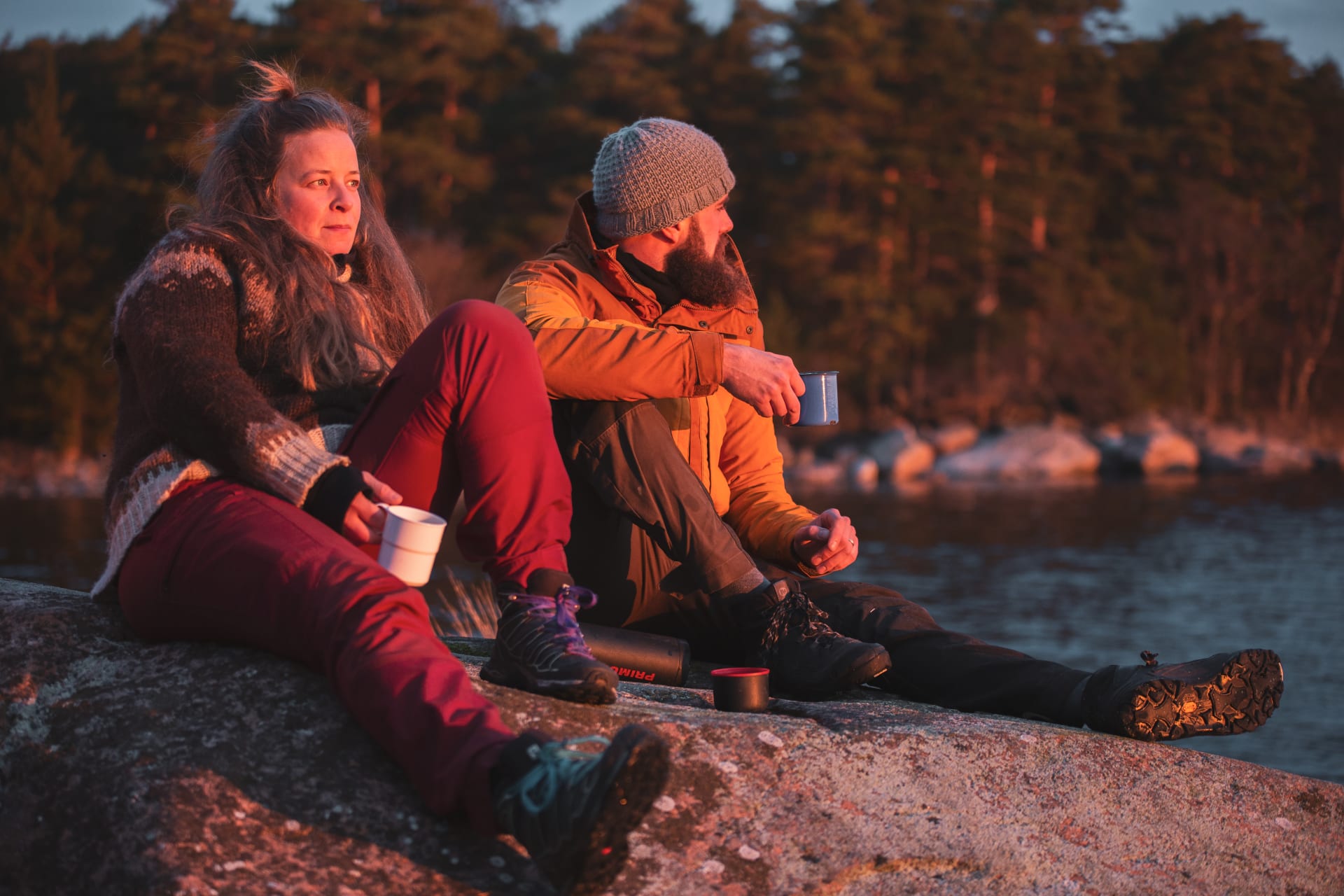 Coffeebreak on the cliffs