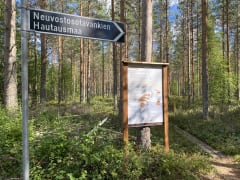 The forest cemetery of Soviet prisoners of war.