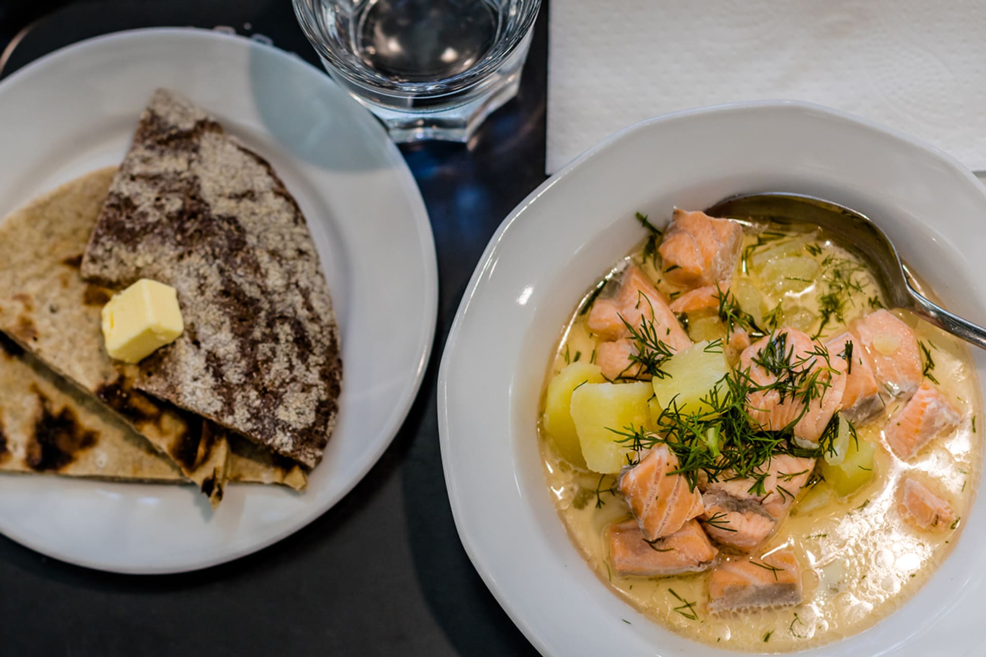 Oulu market hall lunch.