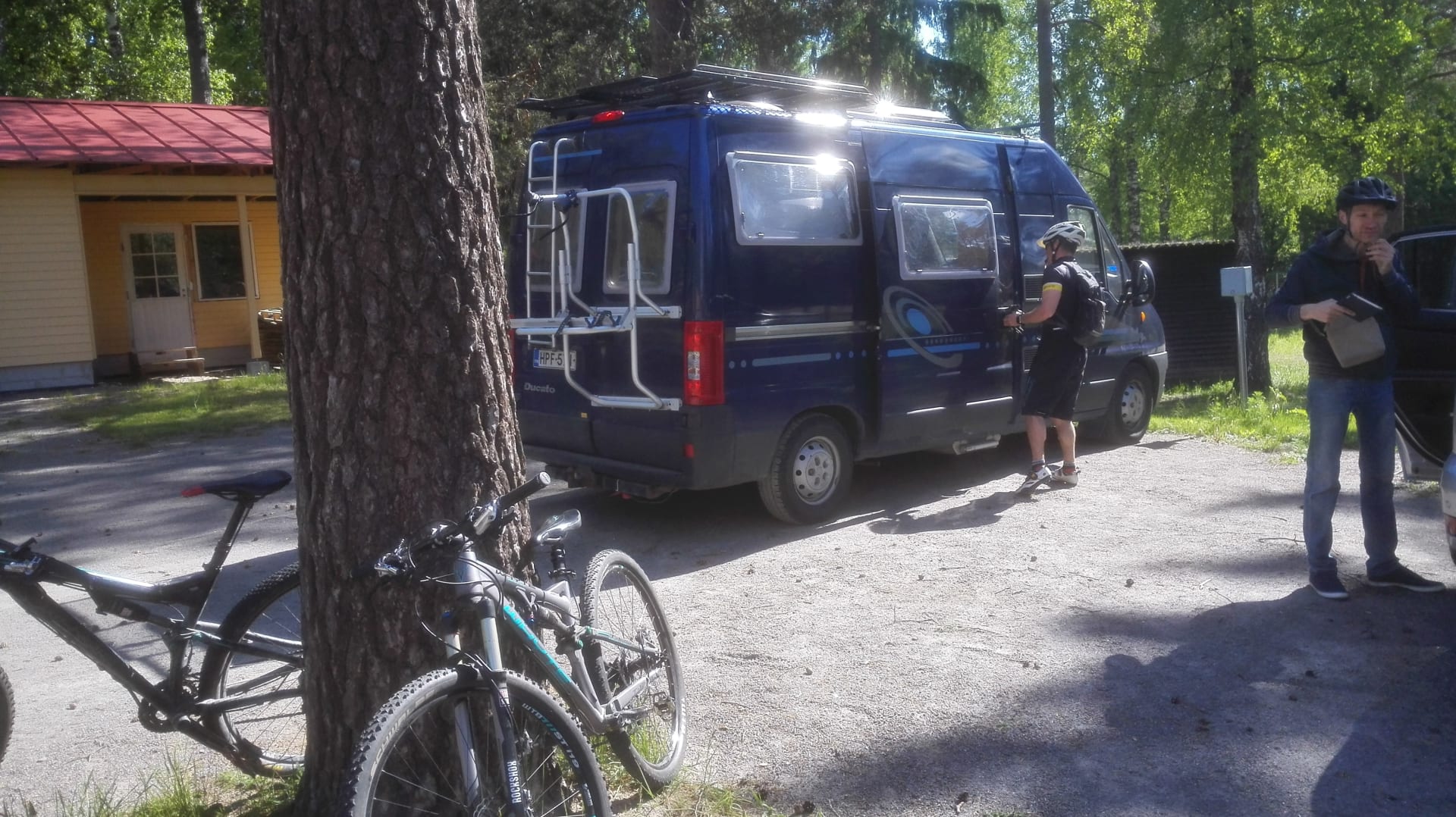 Rented bikes delivered to the hotel