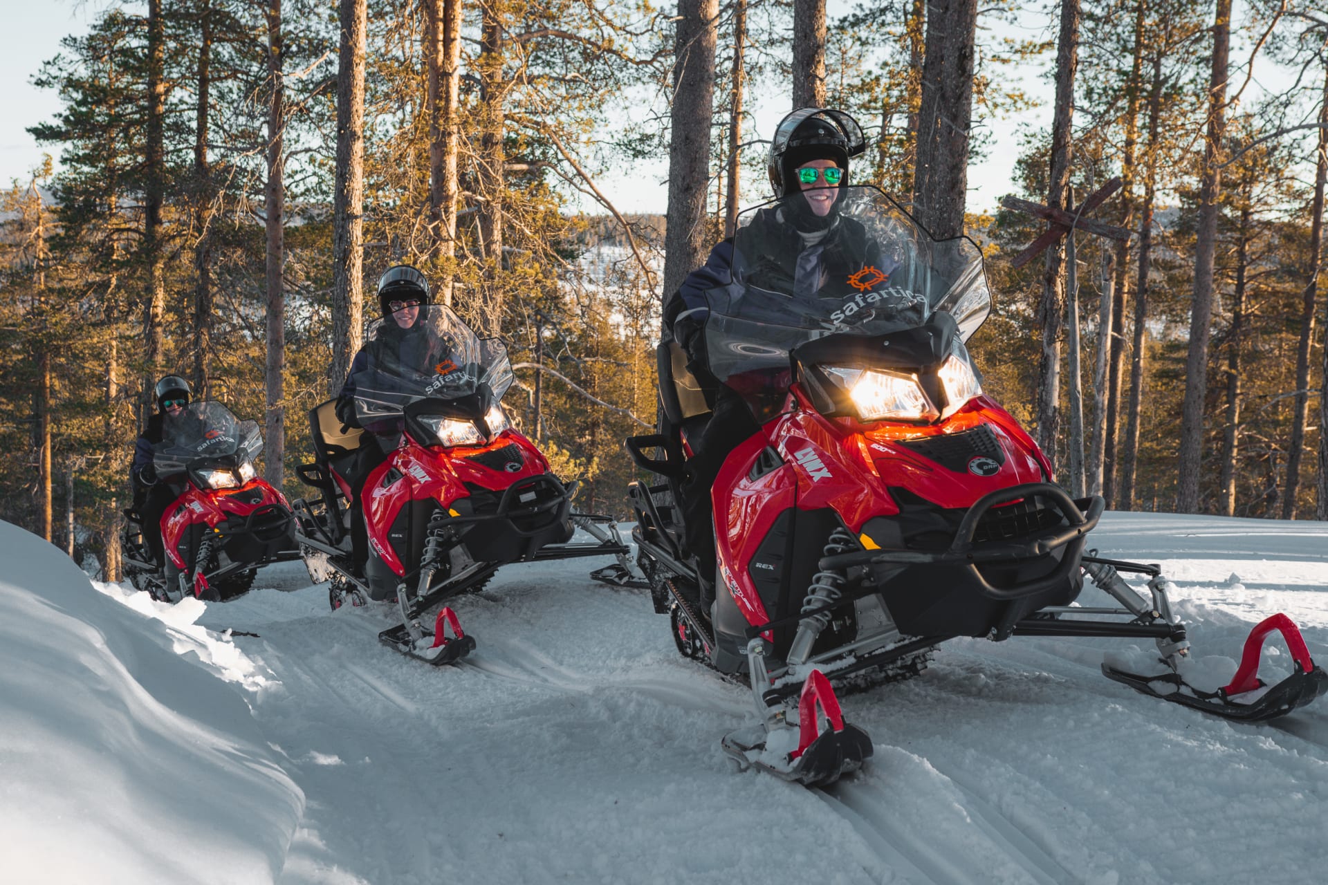 Snowmobiling