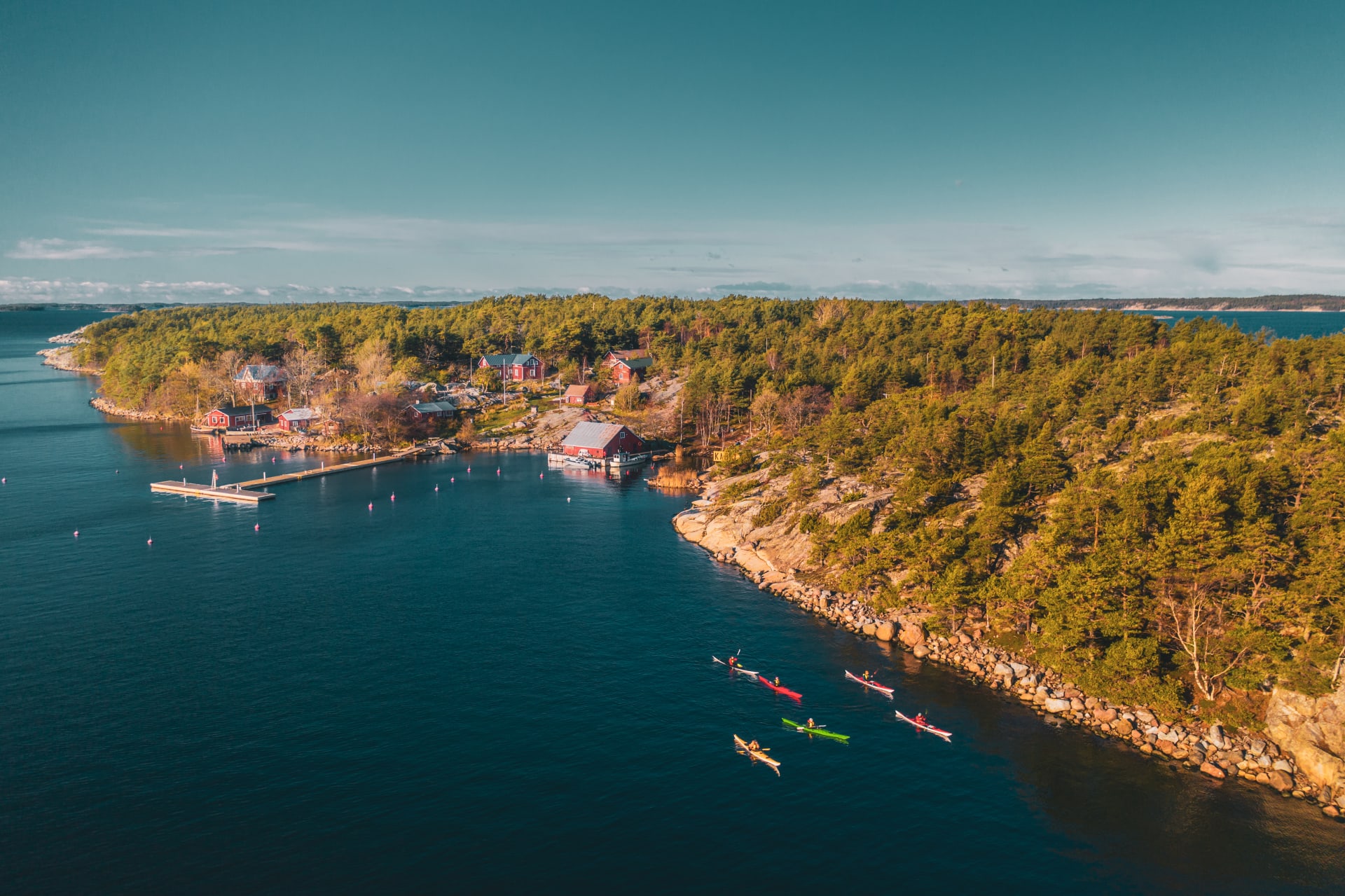 Kayaking at Brännskär