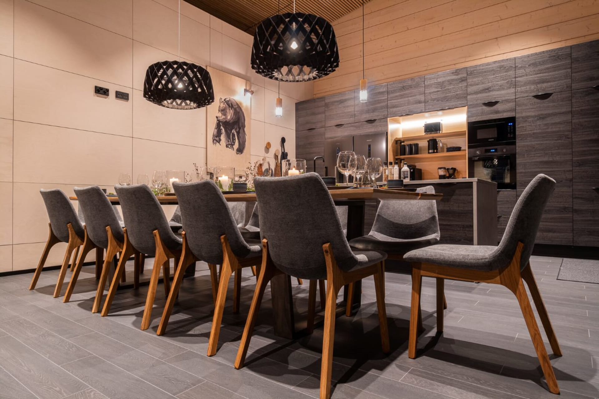 Big, full equipped kitchen