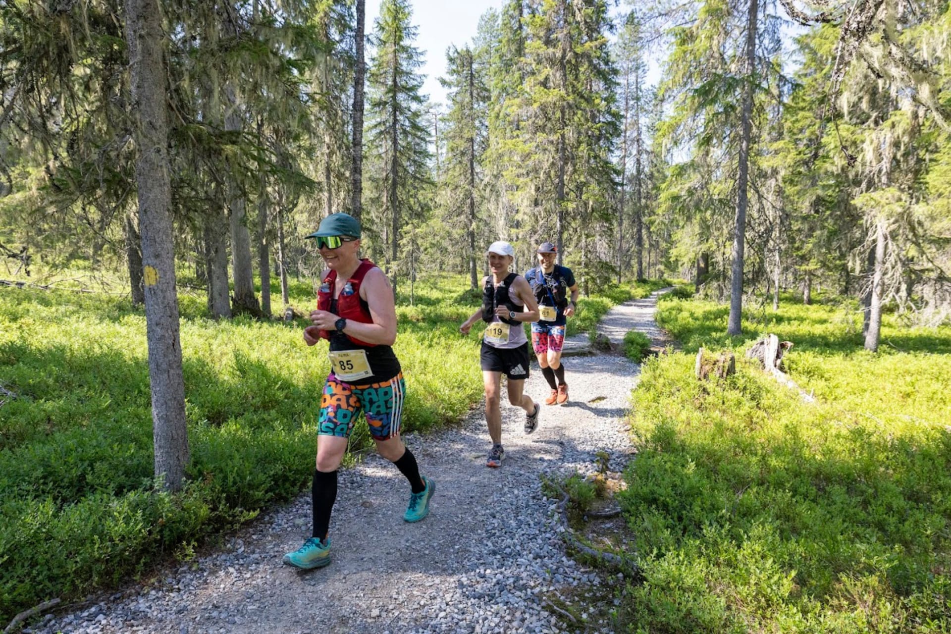 Juoksijoita polulla, Runners on the trails