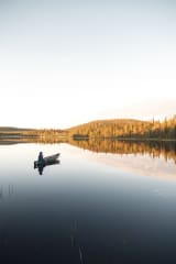 Kanoottiretki Hangasjärvellä