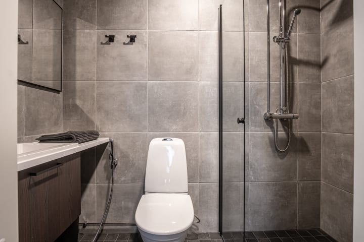 Paviljonki Suites kylpyhuone